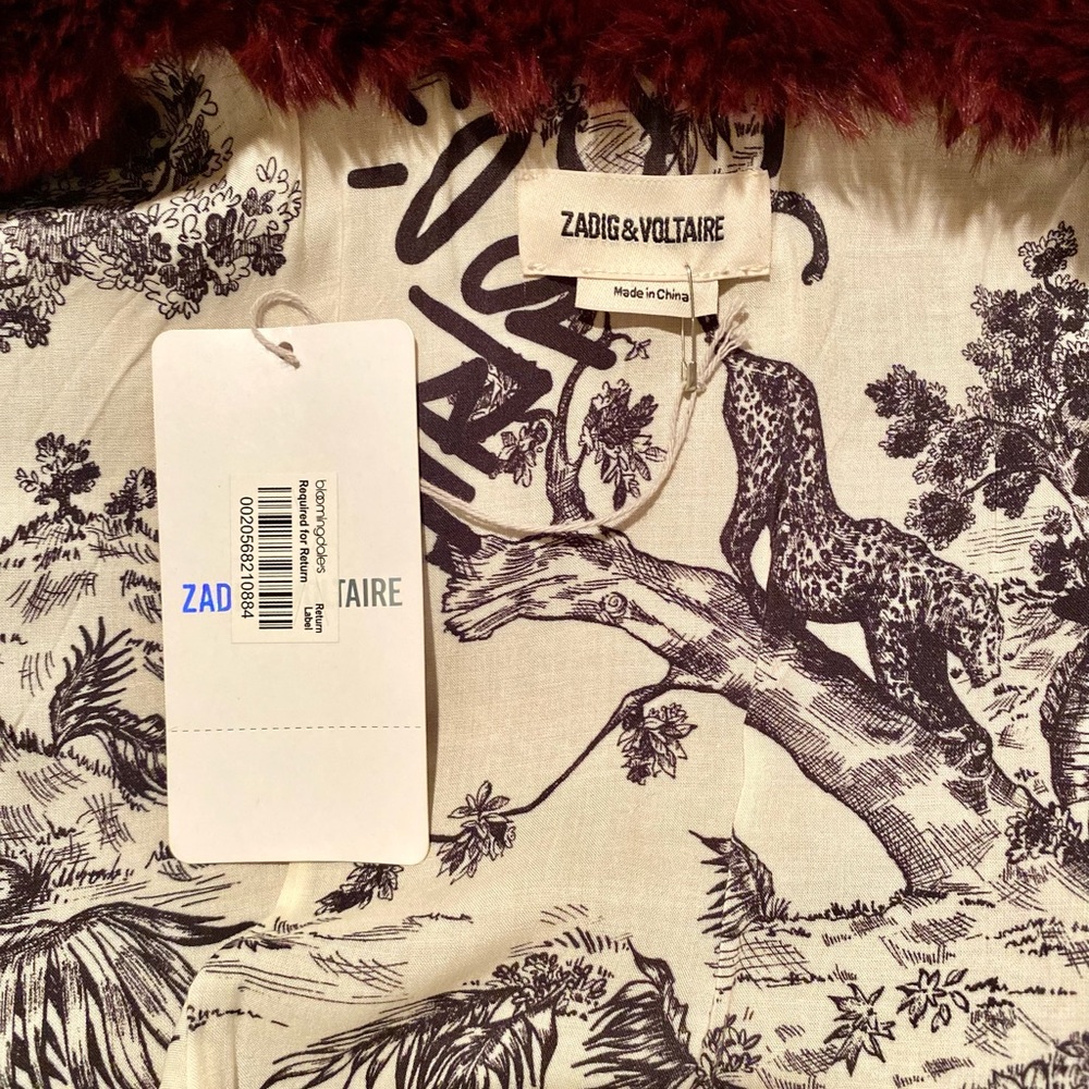 Zadig & Voltaire faux fur coat - Picture 7 of 9